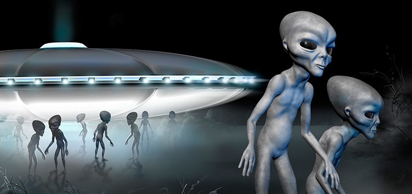 Coleção De Alienígenas UFO, Diferentes Extraterrestres Coloridos