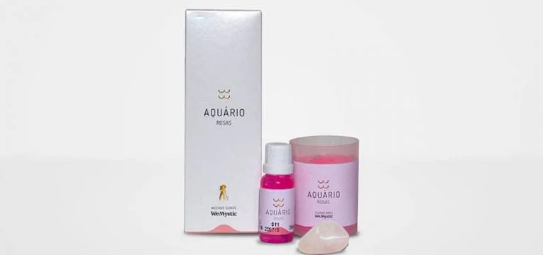 Kit do Signo Aquário à venda na loja WeMystic
